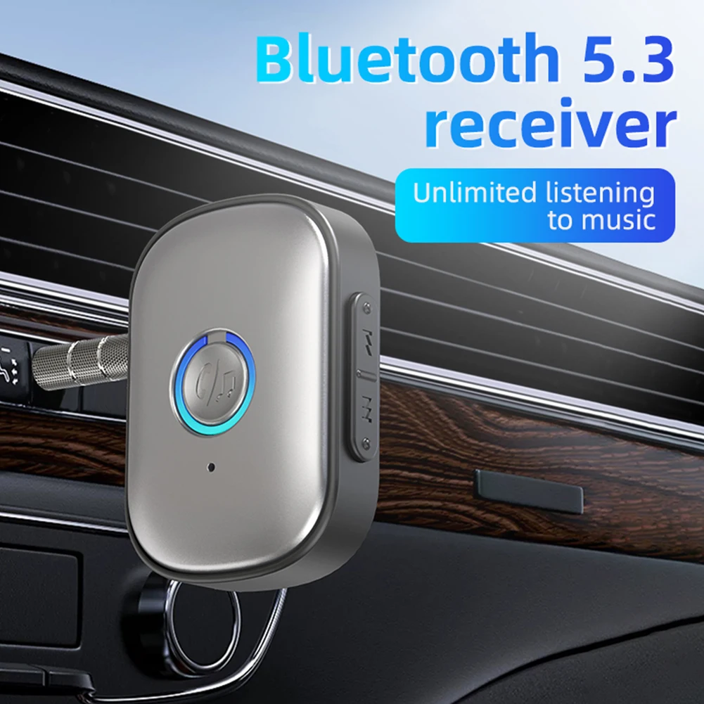 V5.3 Bluetooth-совместимый AUX адаптер беспроводной громкой связи 3,5 мм аудиоадаптер для автомобильных динамиков стереосистемы наушников
V5.3 Bluetooth-совместимый AUX адаптер беспроводной громкой связи 3,5 мм аудиоадаптер для автомобильных динамиков стереосистемы наушников
