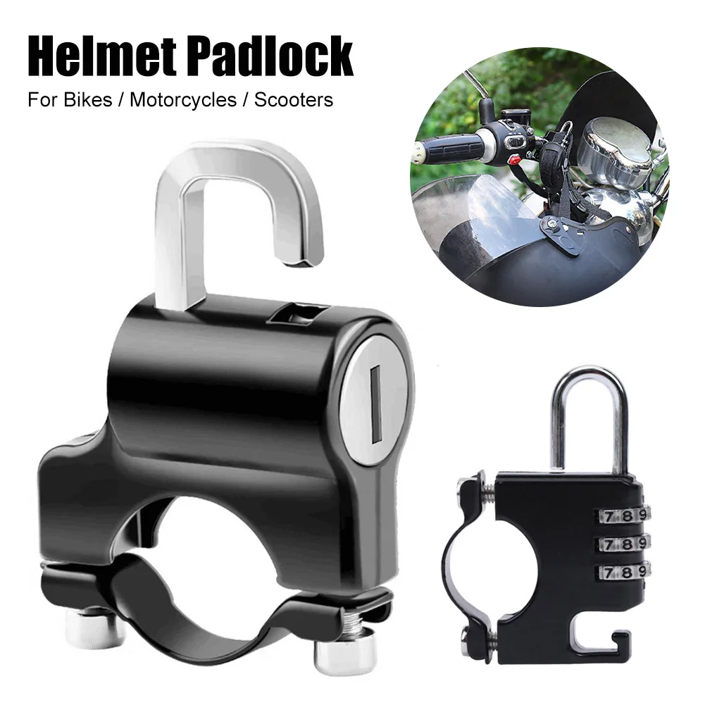 Motorcycle Helmet Lock 3-Digit Combination Padlock Anti-Theft Helmet Lock Tamper-proof for Scooter Handlebar Cycling Accessories
Motorcycle Helmet Lock 3-Digit Combination Padlock Anti-Theft Helmet Lock Tamper-proof for Scooter Handlebar Cycling Accessories