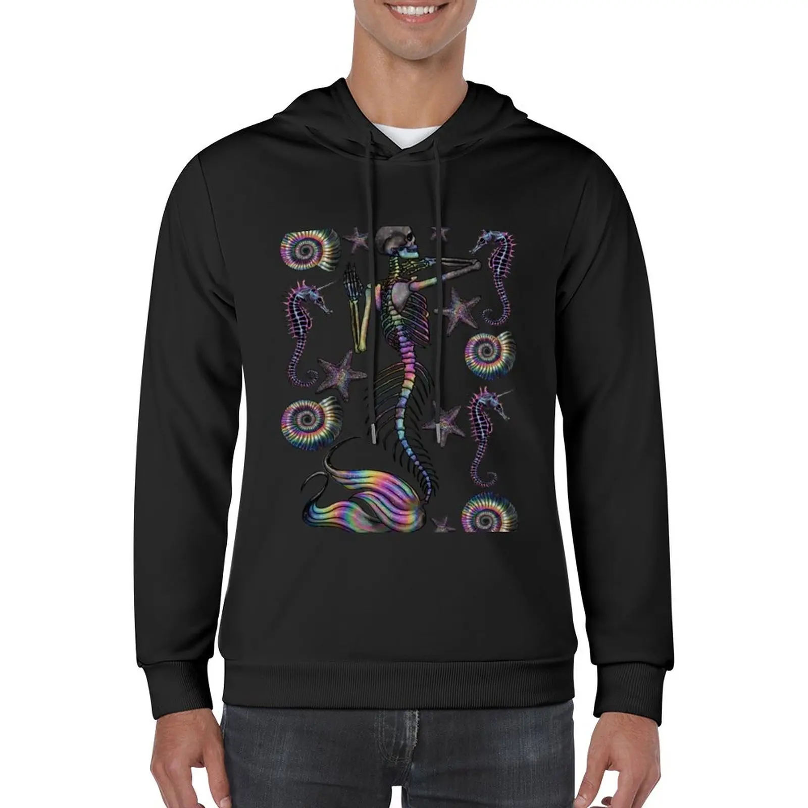 New Oil slick mermaid Pattern Pullover Hoodie men's sweat-shirt men's clothes new in hoodies and blouses
New Oil slick mermaid Pattern Pullover Hoodie men's sweat-shirt men's clothes new in hoodies and blouses