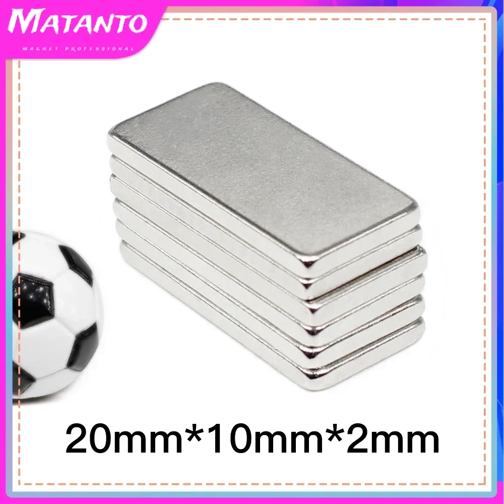 5/10/20/50/100Pcs 20x10x2mm NdFeB Rare Earth Magnet Block Rectangular Magnets N35 Permanent Neodymium Magnet
5/10/20/50/100Pcs 20x10x2mm NdFeB Rare Earth Magnet Block Rectangular Magnets N35 Permanent Neodymium Magnet