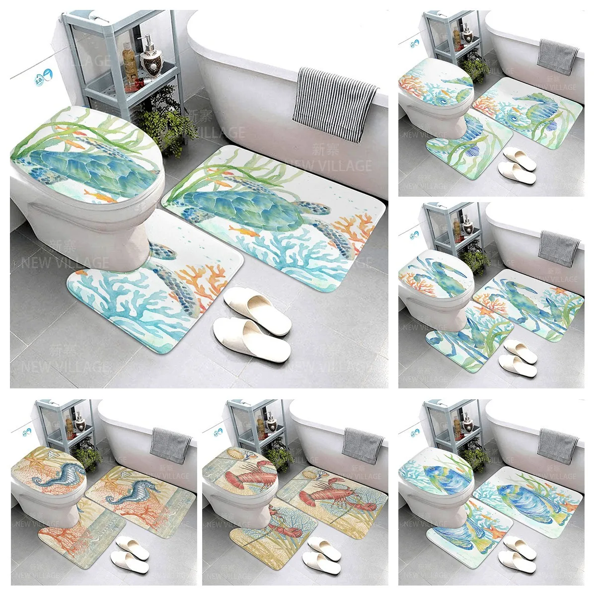 Non slip shower mat bathroom carpet shower mat decorative water absorbing mat bathtub bathroom carpet underwater world print
Non slip shower mat bathroom carpet shower mat decorative water absorbing mat bathtub bathroom carpet underwater world print