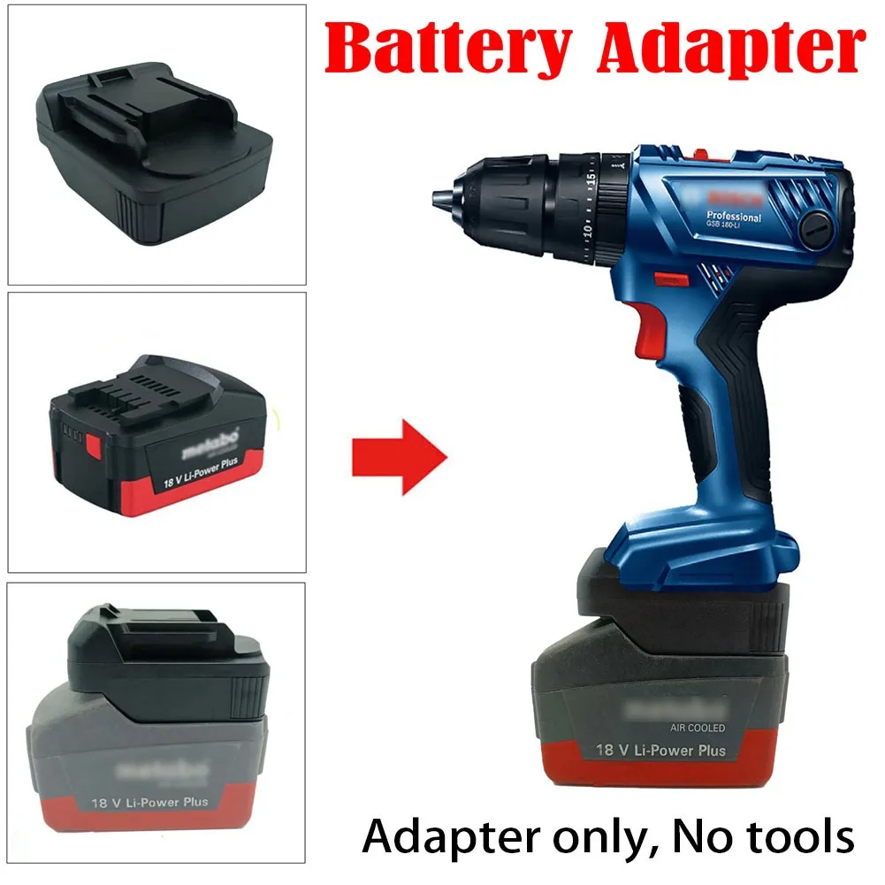 Battery Adapter For Metabo 18V Li-Ion Battery BS18 LT SB18 LT SSD18 LT Bosc H Charger AL 1814CV AL 1820CV AL 1860CV BAT622
Battery Adapter For Metabo 18V Li-Ion Battery BS18 LT SB18 LT SSD18 LT Bosc H Charger AL 1814CV AL 1820CV AL 1860CV BAT622