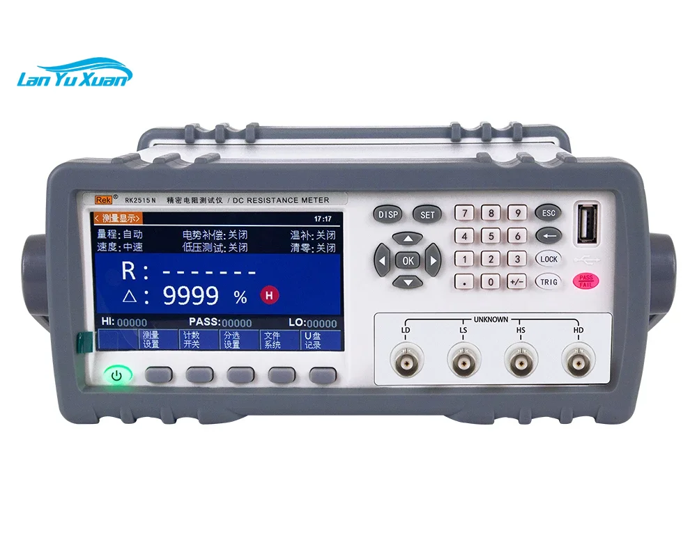 RK2515N DC Low Resistance Tester Contact Resistance Tester Ohmmeter 110M Ohm Maximum Test Current 1A USB Interface
RK2515N DC Low Resistance Tester Contact Resistance Tester Ohmmeter 110M Ohm Maximum Test Current 1A USB Interface