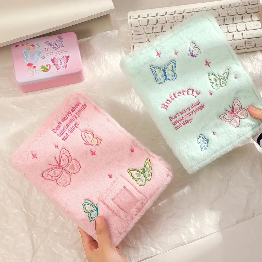 A5 Plush Photocard Butterfly Holder Cover 6-hole Fluffy Binder Photo Loose-leaf Student Star Chasing Card Storage Booklet
A5 Plush Photocard Butterfly Holder Cover 6-hole Fluffy Binder Photo Loose-leaf Student Star Chasing Card Storage Booklet