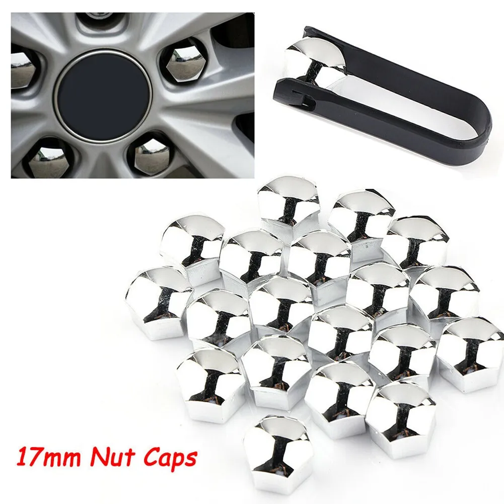 20Pcs 17mm Car Wheel Lug Bolt Nut SMOOTH SILVER ALLOY WHEEL NUT BOLT Protection COVERS UNIVERSAL SET Removal Tool Car Accessorie
20Pcs 17mm Car Wheel Lug Bolt Nut SMOOTH SILVER ALLOY WHEEL NUT BOLT Protection COVERS UNIVERSAL SET Removal Tool Car Accessorie