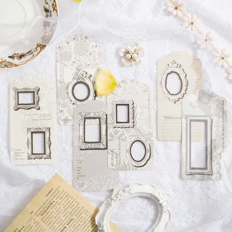 10 PCS Long border card literary style DIY handbook borders rectangular round decorative backing paper Simplicity 6 fashions
10 PCS Long border card literary style DIY handbook borders rectangular round decorative backing paper Simplicity 6 fashions