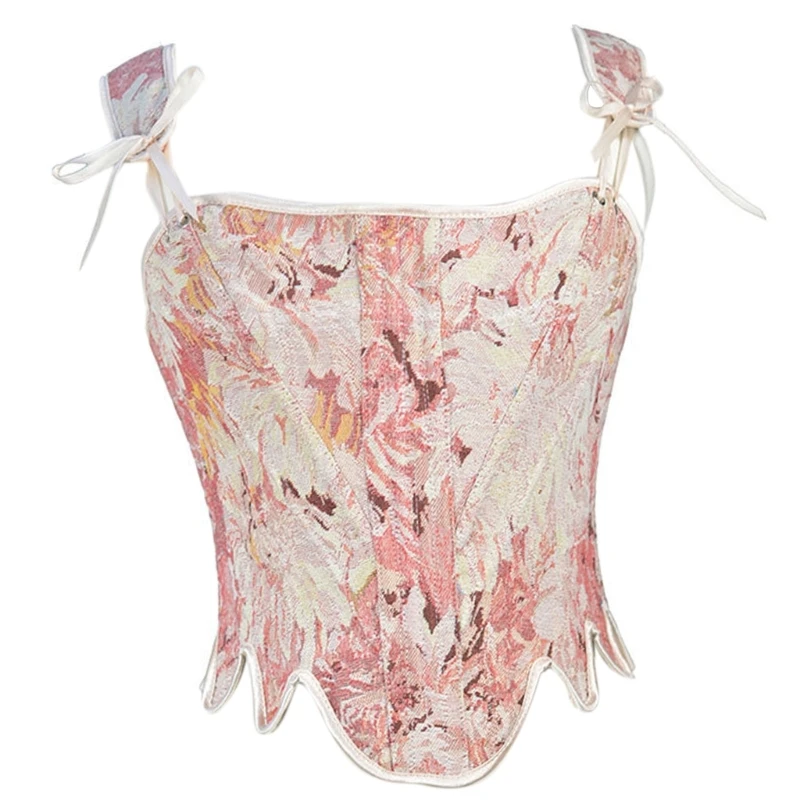 Girl Corset Vintage Fishbone Jacquard Bustier Corset Anime Teaparty Costume Vest
Girl Corset Vintage Fishbone Jacquard Bustier Corset Anime Teaparty Costume Vest
