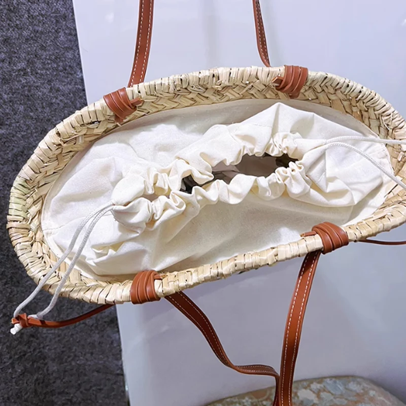 Casual Wicker Basket Bag - Designer Handmade Rattan Tote Crossbody 10 Sd0fd904e481446db9d625ea3d26edb1c0