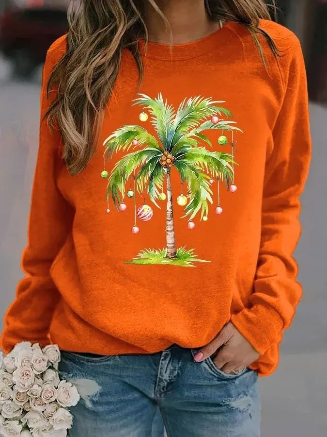 2023 Christmas themed collection snowman coconut tree round neck long sleeved women's pullover casual hoodie women's clothing
2023 Christmas themed collection snowman coconut tree round neck long sleeved women's pullover casual hoodie women's clothing