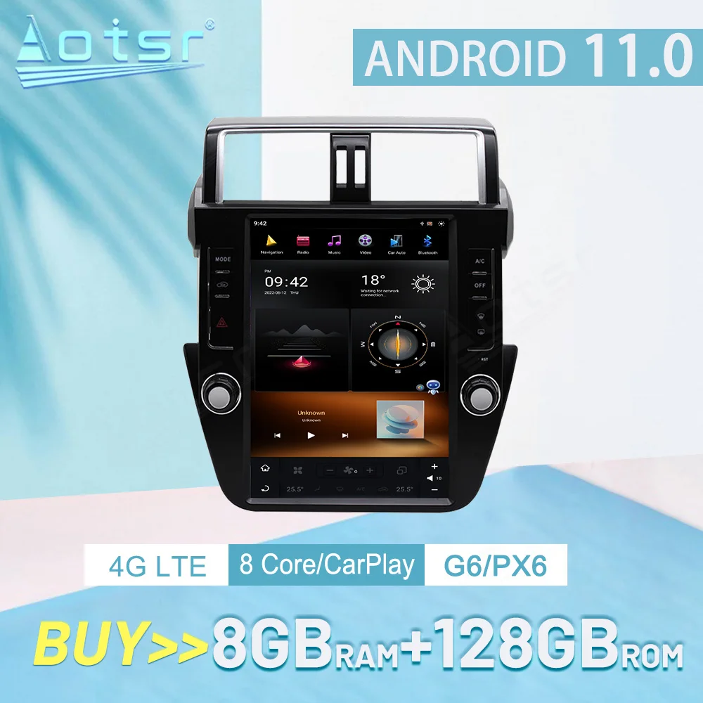 Для Prado 150 2010-2017 Carplay Tesla Style Android 11 мультимедийный плеер автомобильное стерео радио GPS навигация головное устройство авто аудио
Для Prado 150 2010-2017 Carplay Tesla Style Android 11 мультимедийный плеер автомобильное стерео радио GPS навигация головное устройство авто аудио