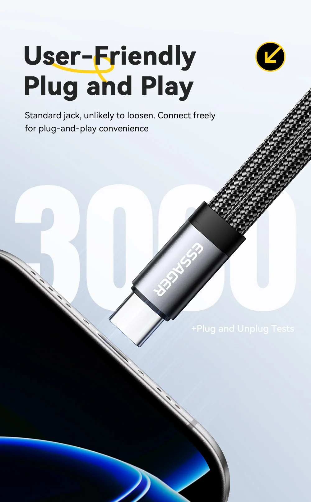 Essager 2 in 1 Type C to 3.5mm AUX Cable Headphone Adapter PD 60W Fast Charging for iPhone 16 15 Samsung Xiaomi 14 13 Tablet PC Essager 2 in 1 Type C to 3.5mm AUX Cable Headphone Adapter PD 60W Fast Charging for iPhone 16 15 Samsung Xiaomi 14 13 Tablet PC