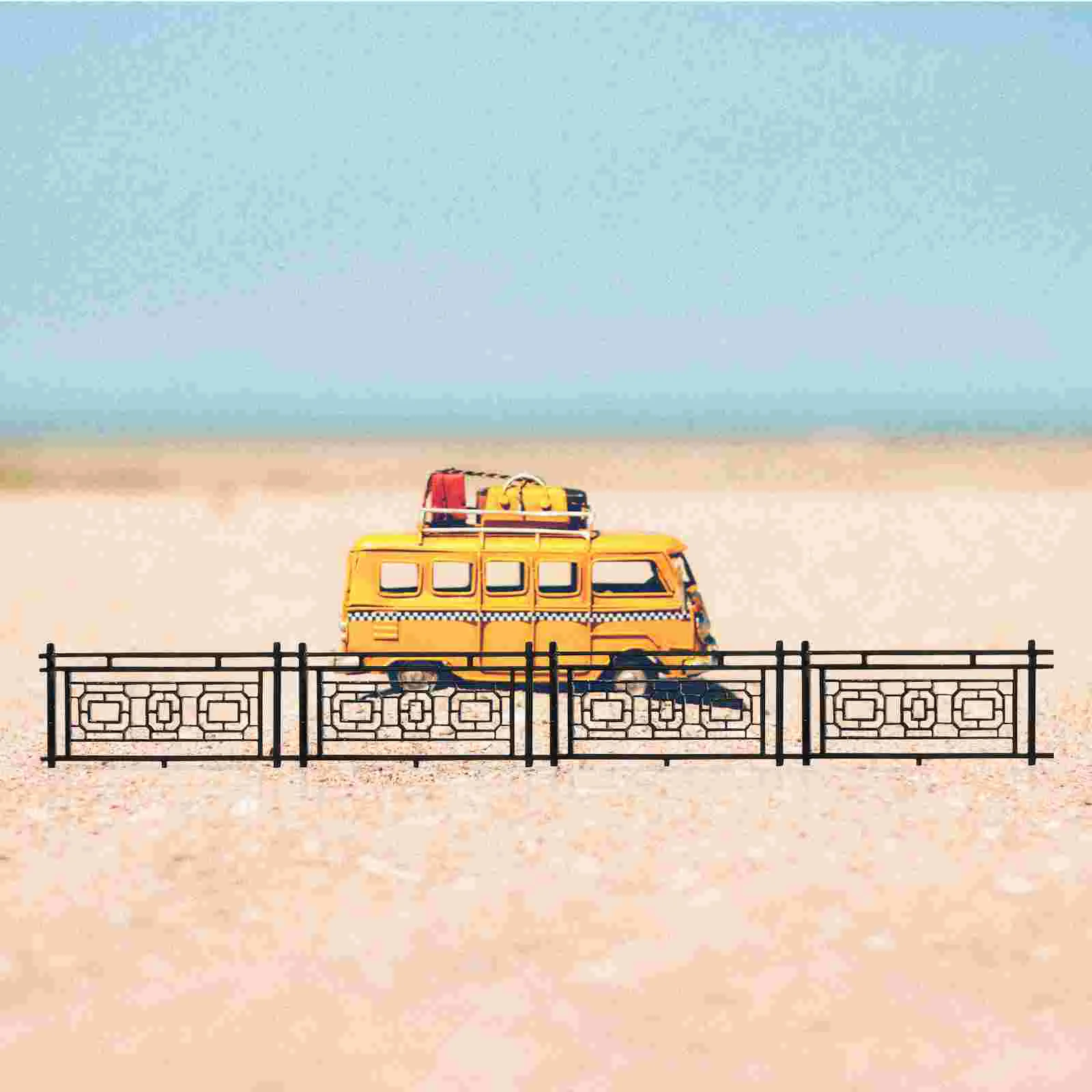 Miniature Fence Model Hand-assembled Sandbox Architectural Railings Ornament Adorn 
Miniature Fence Model Hand-assembled Sandbox Architectural Railings Ornament Adorn