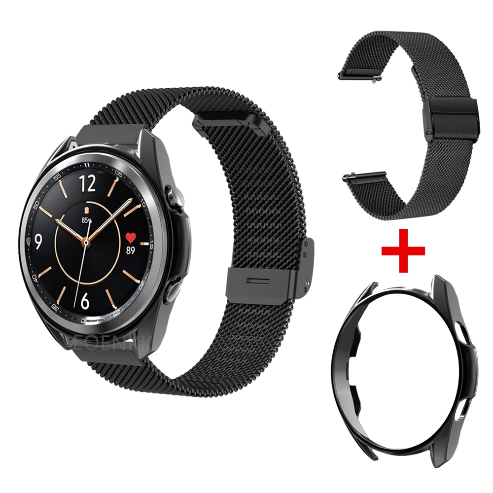 Strap For Samsung Galaxy Watch 3 41mm 45mm Band With Bumper Protector Cover PC Case For Samsung Watch 3 Bracelet Accessories
Strap For Samsung Galaxy Watch 3 41mm 45mm Band With Bumper Protector Cover PC Case For Samsung Watch 3 Bracelet Accessories