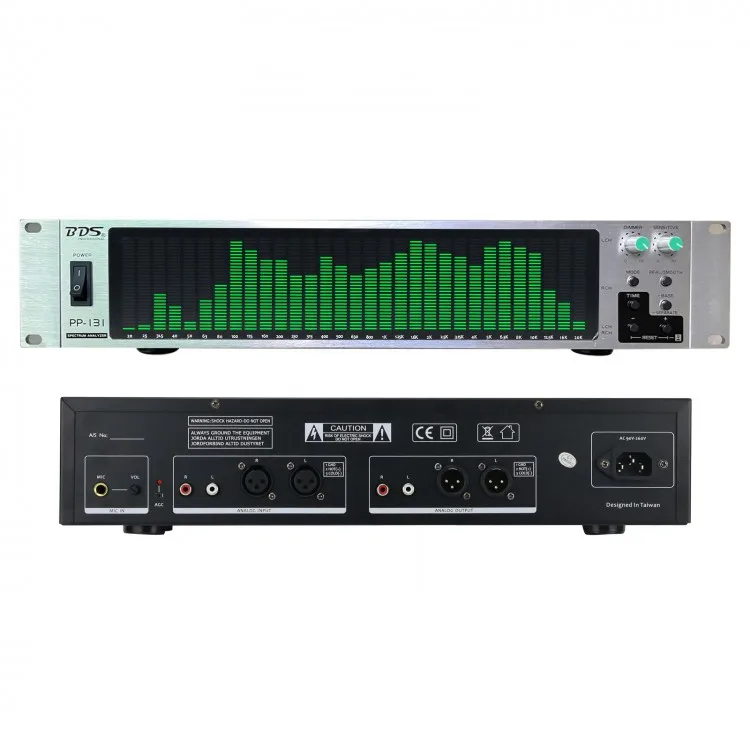 Blue/Green/White BDS PP-131 Audio Spectrum Analyzer Spectrum Display VU Meter 31-Segment With Silver Panel
Blue/Green/White BDS PP-131 Audio Spectrum Analyzer Spectrum Display VU Meter 31-Segment With Silver Panel