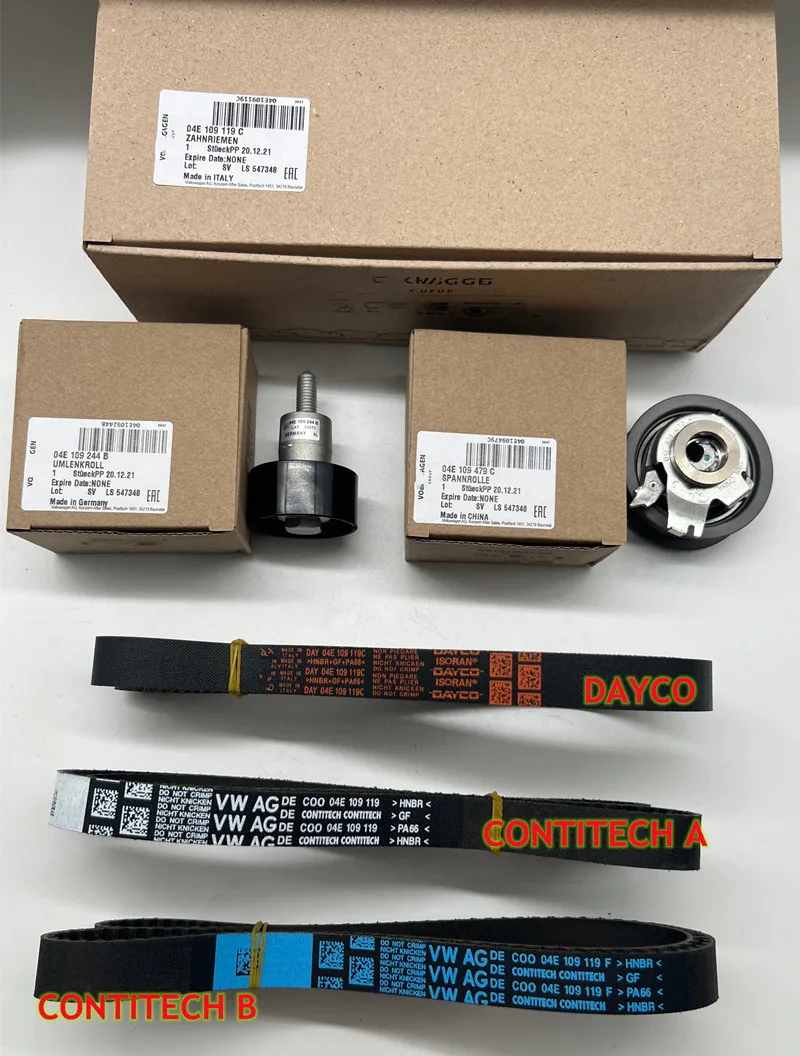 Подлинный 04C109244 D набор ремней, звездочек, ремней ГРМ, комплект для ремонта 04E 109 479 A / 04E109479A / 04E 109 119 F / 04E109119F
Подлинный 04C109244 D набор ремней, звездочек, ремней ГРМ, комплект для ремонта 04E 109 479 A / 04E109479A / 04E 109 119 F / 04E109119F