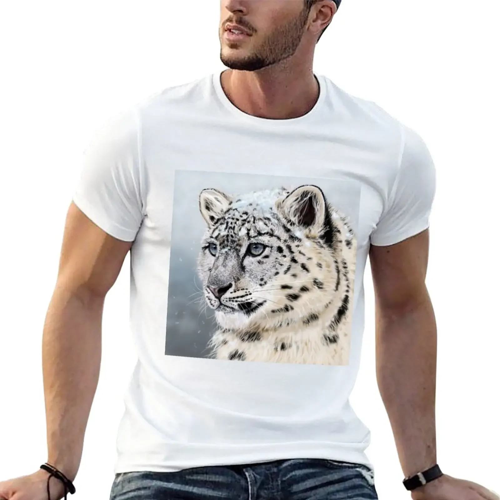 Snow Leopard T-Shirt vintage clothes hippie clothes korean fashion t shirts for men pack 
Snow Leopard T-Shirt vintage clothes hippie clothes korean fashion t shirts for men pack