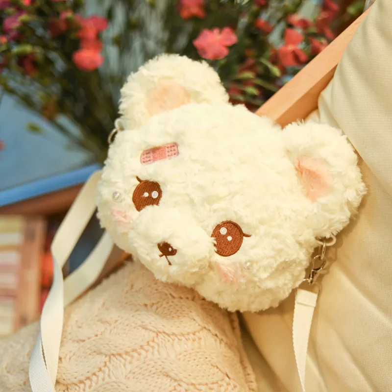 

Сумки через плечо с милым медведем для мягкой плюшевой куклы, сумки на плечо для девушек, милые мини-сумки, детские подарки