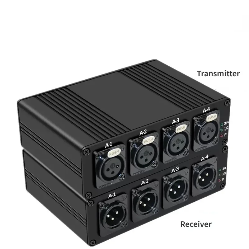 4 Channels XLR Audio Fiber Optical Extender via SC Fiber Optical up to 20km XLR Balanced Extender Audio Transmitter Receiver Kit
4 Channels XLR Audio Fiber Optical Extender via SC Fiber Optical up to 20km XLR Balanced Extender Audio Transmitter Receiver Kit
