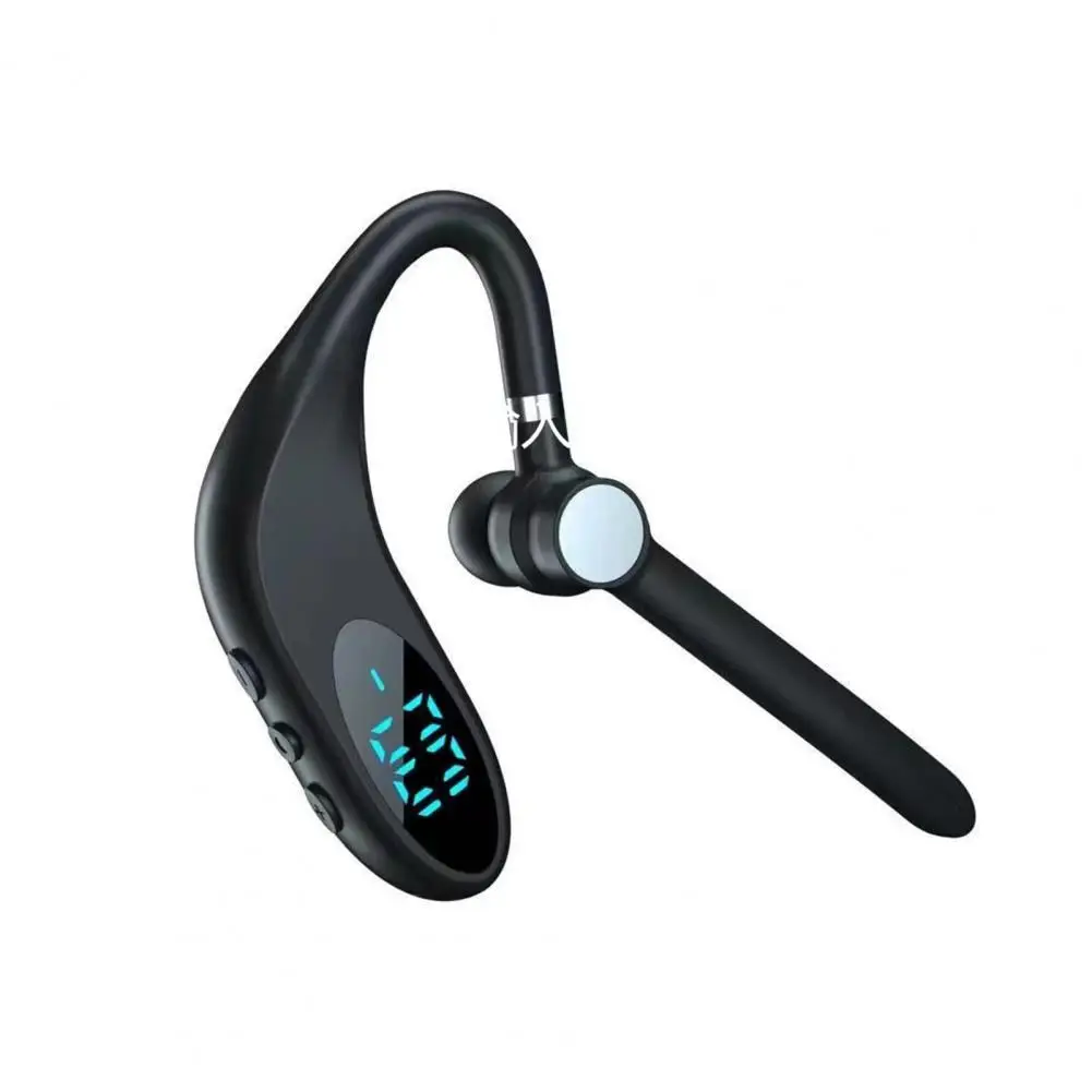 TL10 Bluetooth-compatible Headphone Ear Hook LED Digital Display Business Handsfree Wireless Headset with Mic for Sports
TL10 Bluetooth-compatible Headphone Ear Hook LED Digital Display Business Handsfree Wireless Headset with Mic for Sports