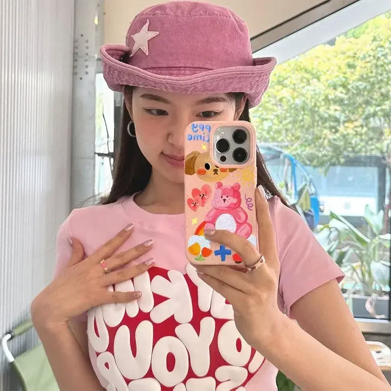 Korean INS Cartoon Phone Case iPhone14promax Cute Little Bear xsmax Apple 11 Women's Phone Case xr/12/13/14
Korean INS Cartoon Phone Case iPhone14promax Cute Little Bear xsmax Apple 11 Women's Phone Case xr/12/13/14