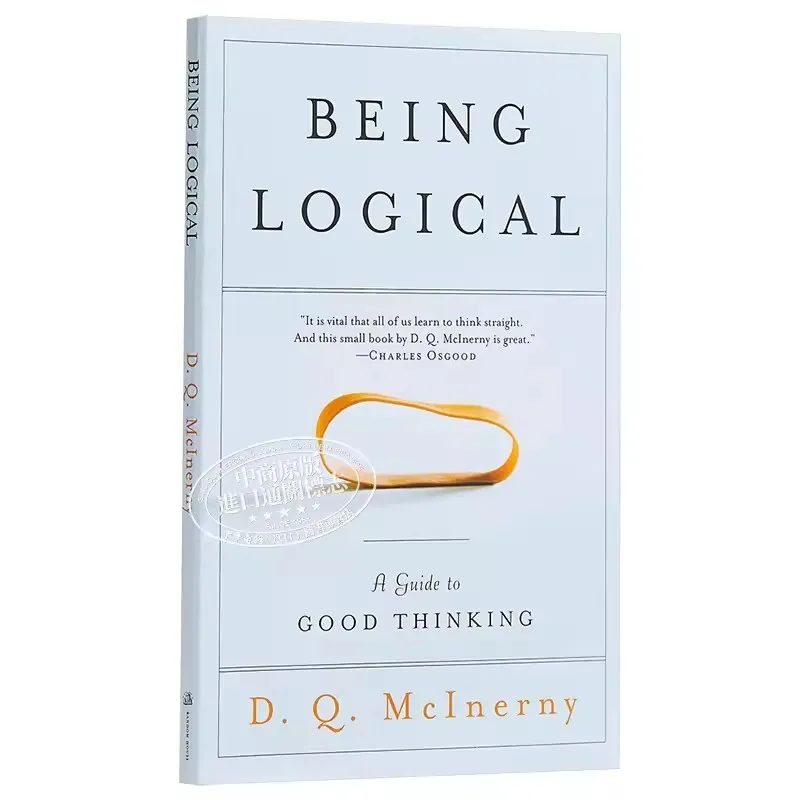 Being Logical By D.Q. Mcinerny A Guide To Good Thinking Science Philosophy Literature English Reading Books
Being Logical By D.Q. Mcinerny A Guide To Good Thinking Science Philosophy Literature English Reading Books