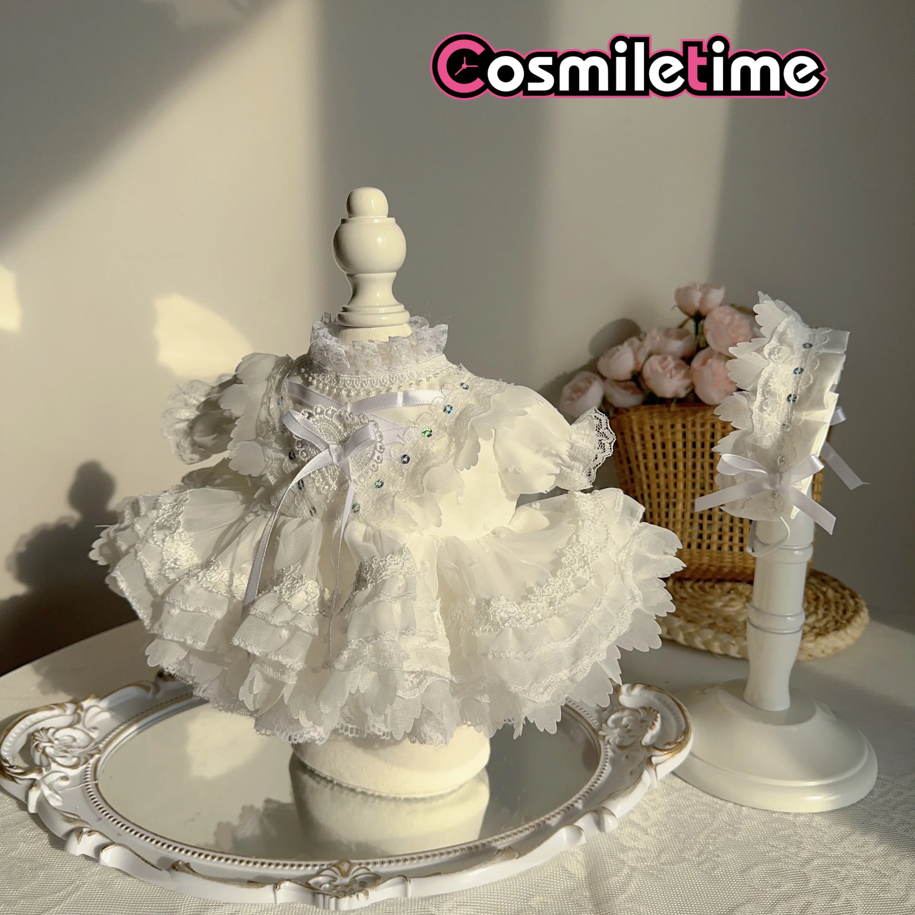 In Stock Handwoven White Flowers Skirt Costume Suit For 20cm Plush Doll Clothes Accessories Dress Up Cosplay Anime Toy
In Stock Handwoven White Flowers Skirt Costume Suit For 20cm Plush Doll Clothes Accessories Dress Up Cosplay Anime Toy