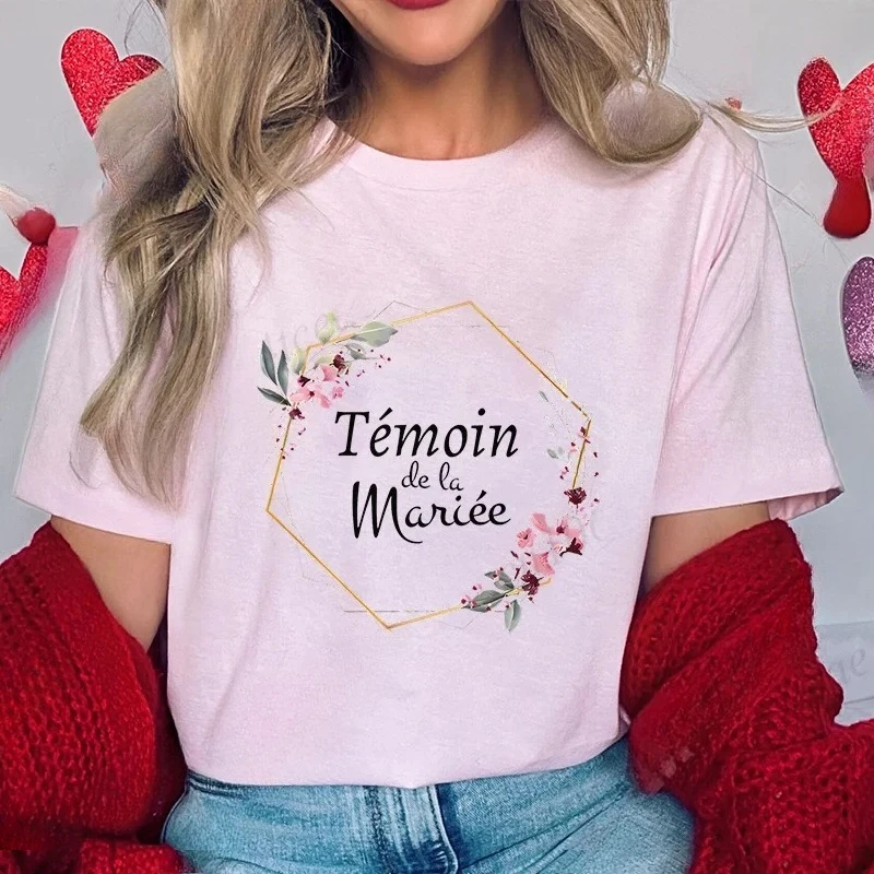 تي شيرت حفلة توديع العزوبية للفتيات الفرنسيات، قميص العروس المستقبلية، ملابس الزفاف، قميص فريق العروس مع تاج زهور، قمصان وصيفات الشرف تي شيرت حفلة توديع العزوبية للفتيات الفرنسيات، قميص العروس المستقبلية، ملابس الزفاف، قميص فريق العروس مع تاج زهور، قمصان وصيفات الشرف