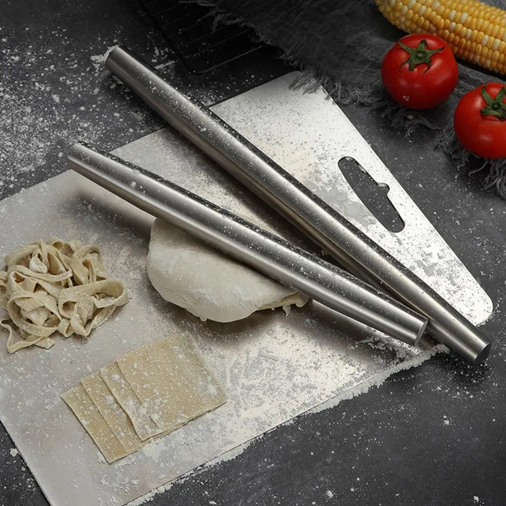 Dough Rolling Pin Not Sticky Polished Stainless Steel Smooth Surface Making Kitchen Rolling Pin Kitchen Cooking Baking Tools
Dough Rolling Pin Not Sticky Polished Stainless Steel Smooth Surface Making Kitchen Rolling Pin Kitchen Cooking Baking Tools