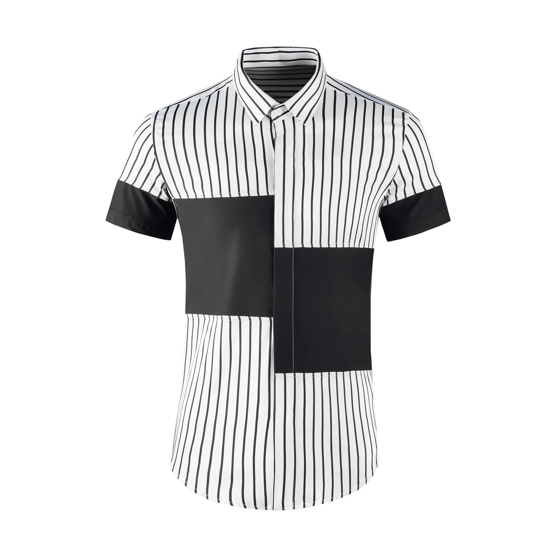 High Quality Luxury Jewelry Short Sleeves Button Front Lightweight Striped Printed Custom Man Shirt
High Quality Luxury Jewelry Short Sleeves Button Front Lightweight Striped Printed Custom Man Shirt