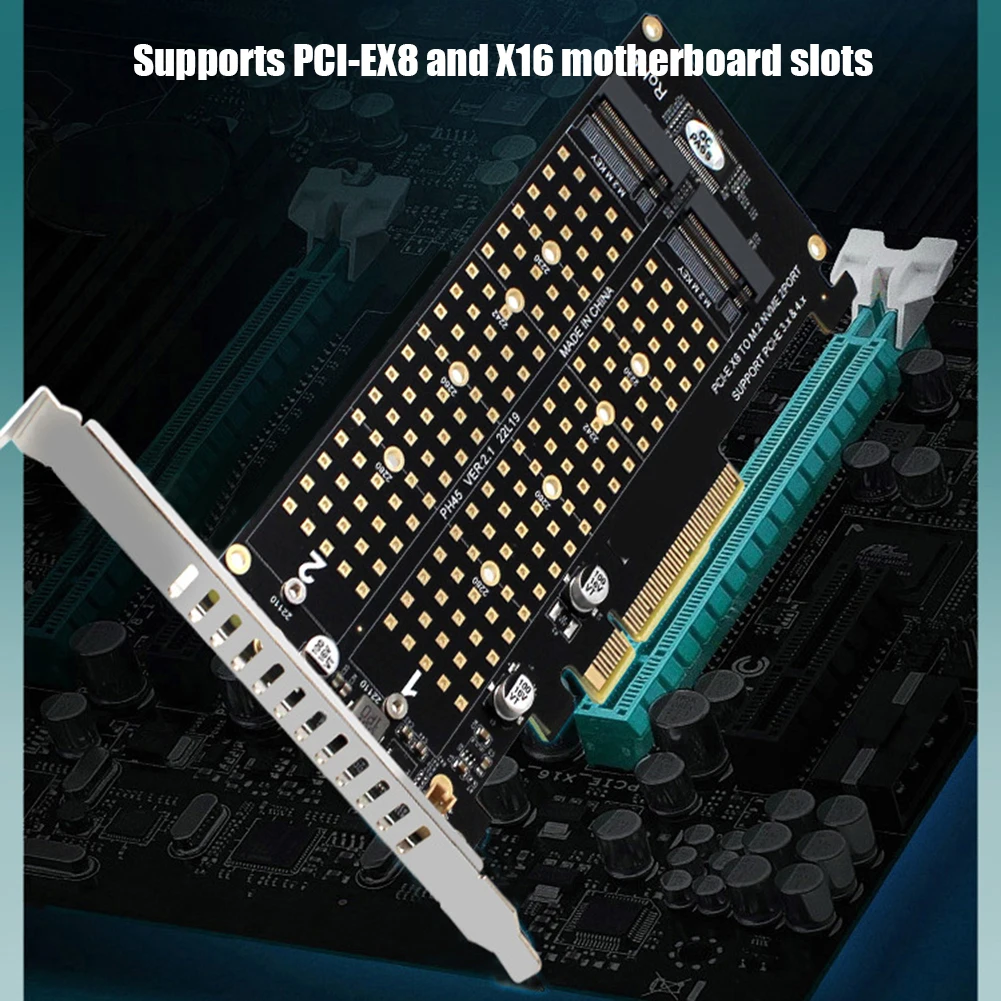 Адаптер PCIEX8-NVME M.2 MKEY, 2 порта, разделенная карта, 2x32 Гбит/с, скорость передачи, RAID Array, рандомное расширение
Адаптер PCIEX8-NVME M.2 MKEY, 2 порта, разделенная карта, 2x32 Гбит/с, скорость передачи, RAID Array, рандомное расширение