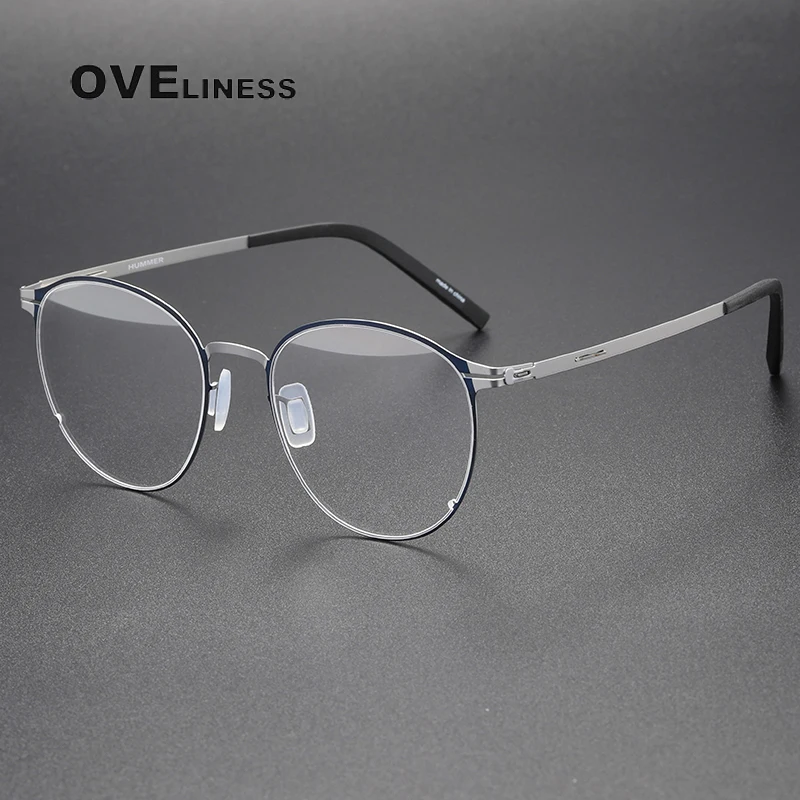 Denmark Brand Titanium Glasses Frame Men Women Vintage Round Myopia Optical Eyewear Screwless Prescription male Eyeglasses Frame
Denmark Brand Titanium Glasses Frame Men Women Vintage Round Myopia Optical Eyewear Screwless Prescription male Eyeglasses Frame
