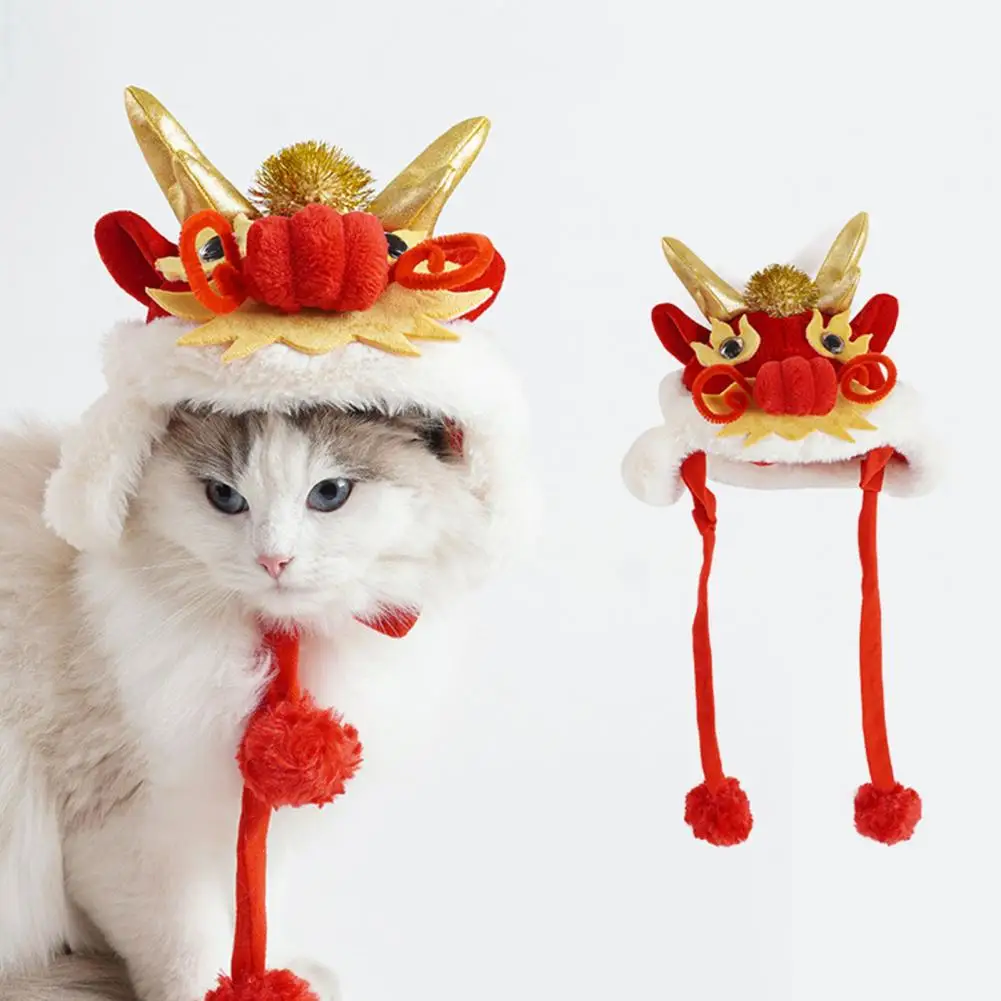 Adjustable Pet Hat Adjustable Cartoon Dragon Pet Hat For Festive Holiday Dress-up Warm Cute Costume For Cats Dogs Comfortable
Adjustable Pet Hat Adjustable Cartoon Dragon Pet Hat For Festive Holiday Dress-up Warm Cute Costume For Cats Dogs Comfortable