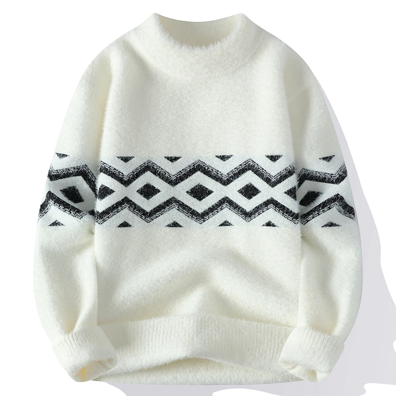 Winter 2023 korean style High Quality Fashion Sweater Men's Casual Warm Sweaters Men Comfortable pullovers male full size M-3XL
Winter 2023 korean style High Quality Fashion Sweater Men's Casual Warm Sweaters Men Comfortable pullovers male full size M-3XL