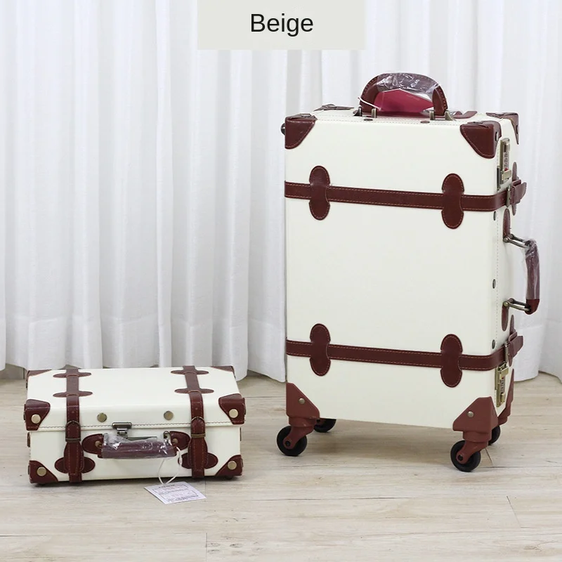 

Suitcase Large Size Luggage Capacity LuggageTravel Suitcase With Wheels 20-Inch Trolley Case Carry On Fashion Retro