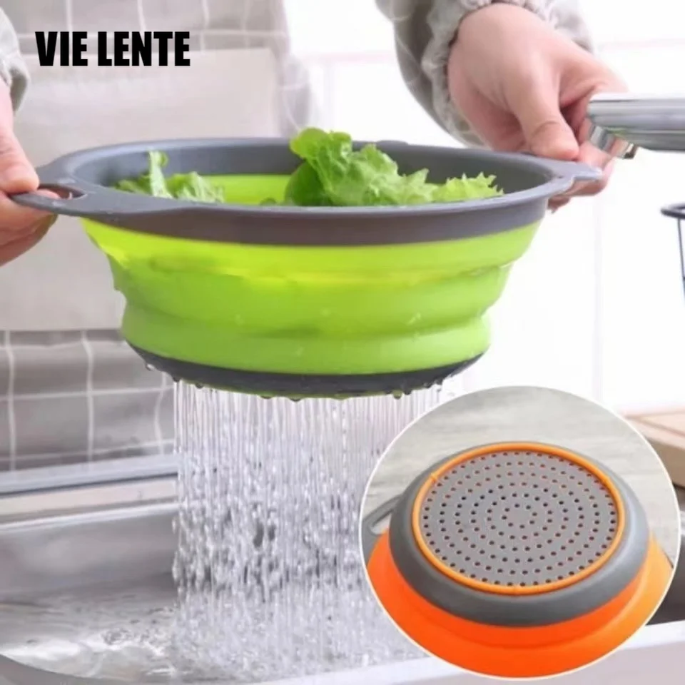 Retractable Silicone Dishwashing Drain Basket Four Colors Optional Round Size Folding Silicone Washing Basket Fruit Basket
Retractable Silicone Dishwashing Drain Basket Four Colors Optional Round Size Folding Silicone Washing Basket Fruit Basket
