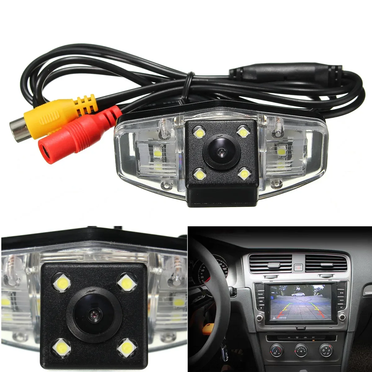 

120 Degree CCD Car Reverse Back up Rear View Camera For Honda Accord Pilot Civic EK FD Odyssey Acura TSX Car Accessories