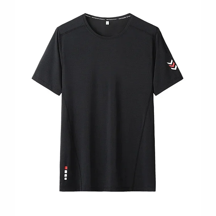 Summer T-shirt for Men Plus Size 1XL-7XL Sport Quick Drying Fitness Running Tees Round Neck Short Sleeve Tops 110-175kg Summer T-shirt for Men Plus Size 1XL-7XL Sport Quick Drying Fitness Running Tees Round Neck Short Sleeve Tops 110-175kg
