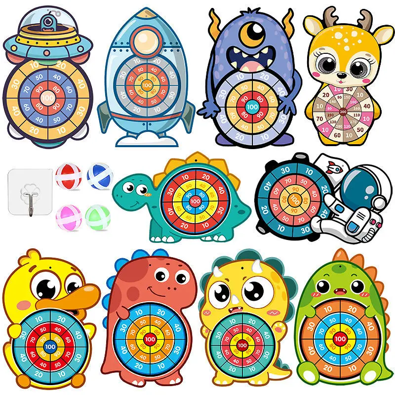 Cartoon Sticky Ball Dart Board Games Toys Children's Toys for Boys from 3 to 7 Years Indoor Outdoor Party Sports Games for Kids
Cartoon Sticky Ball Dart Board Games Toys Children's Toys for Boys from 3 to 7 Years Indoor Outdoor Party Sports Games for Kids