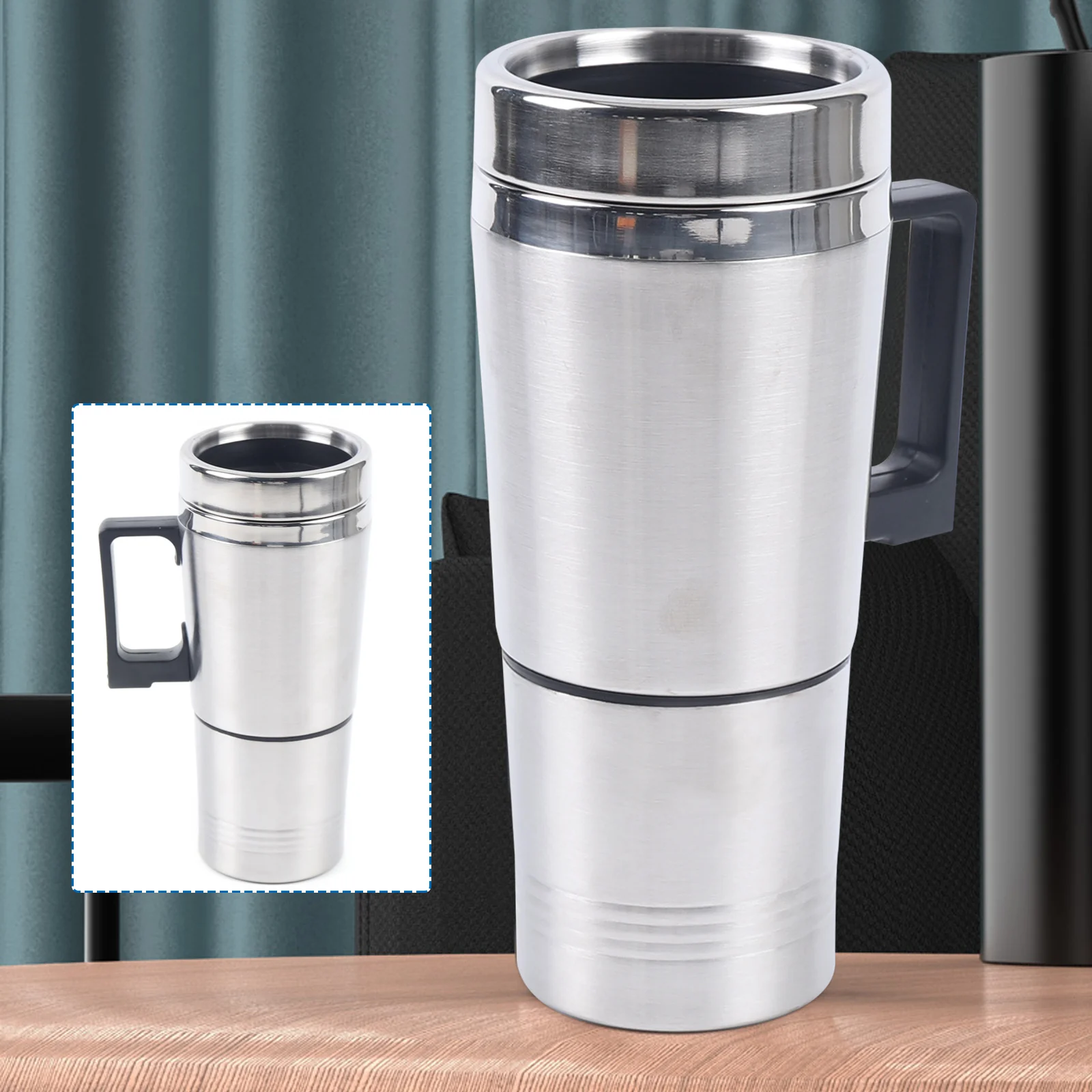 12V 100w 300ml Car Electric Water Heater Stainless Steel Travel Heated Coffee Cup Car Heating Water Cup Silver
12V 100w 300ml Car Electric Water Heater Stainless Steel Travel Heated Coffee Cup Car Heating Water Cup Silver