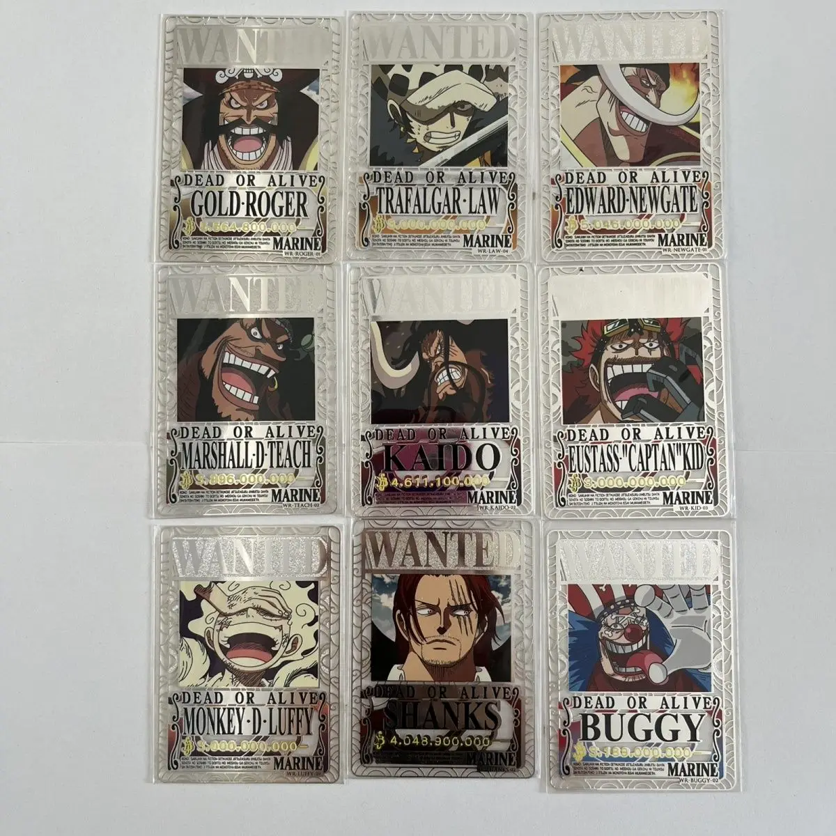 Anime One Piece Shanks Luffy Zoro Sanji Edward Newgate Kaidou Silver Reward Metal Card Collection Card Toy Birthday Gift
Anime One Piece Shanks Luffy Zoro Sanji Edward Newgate Kaidou Silver Reward Metal Card Collection Card Toy Birthday Gift