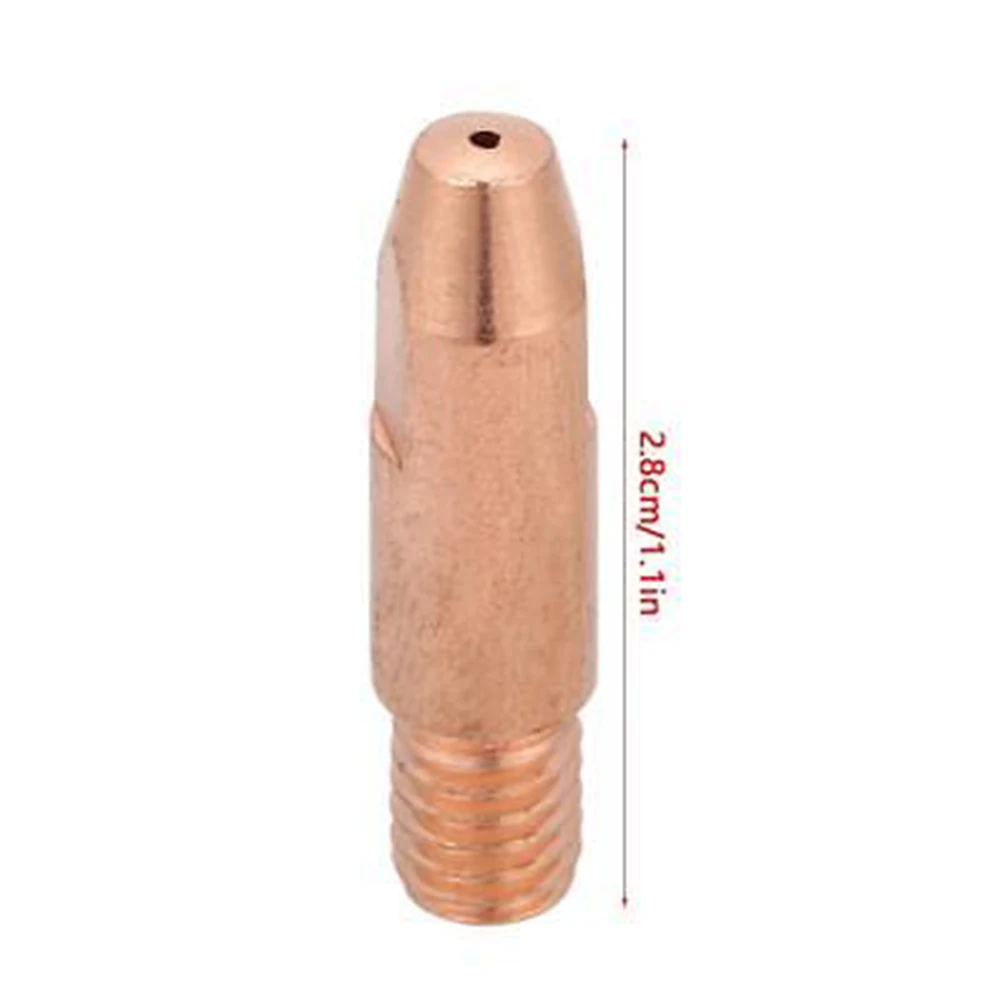Copper Contact Tip Kit M6 For Binzel 24KD MIG/MAG Welding Torch 0.8/1.0/1.2mm Aperture 2.8cm Length Copper Contact Welding Tool
Copper Contact Tip Kit M6 For Binzel 24KD MIG/MAG Welding Torch 0.8/1.0/1.2mm Aperture 2.8cm Length Copper Contact Welding Tool