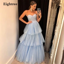 Eightree Light Blue Long Tiered Evening Dress Swetheart A Line Sleeveless Formal Night Prom Dresses Party Ball Gowns 2022
Eightree Light Blue Long Tiered Evening Dress Swetheart A Line Sleeveless Formal Night Prom Dresses Party Ball Gowns 2022