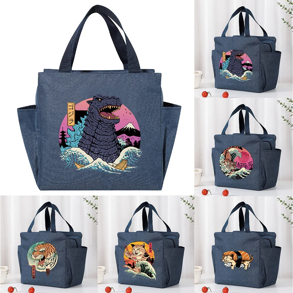 Thermal Lunch Bags Waterproof Large Capacity Zipper Cooler Bag for Women Lunch Box Picnic Food Bag Japan Cat Series Pattern
Thermal Lunch Bags Waterproof Large Capacity Zipper Cooler Bag for Women Lunch Box Picnic Food Bag Japan Cat Series Pattern