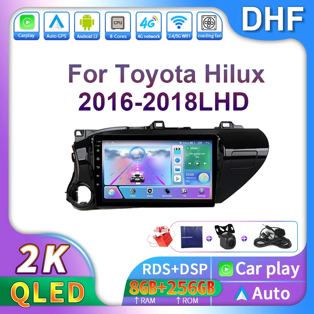 Автомобильный радиоприемник DHF Android 12 для Toyota HILUX REVO VIGO IMV 2016 2017 2018 2019 автомобильный беспроводной мультимедийный плеер 4G GPS 2Din Carplay
Автомобильный радиоприемник DHF Android 12 для Toyota HILUX REVO VIGO IMV 2016 2017 2018 2019 автомобильный беспроводной мультимедийный плеер 4G GPS 2Din Carplay