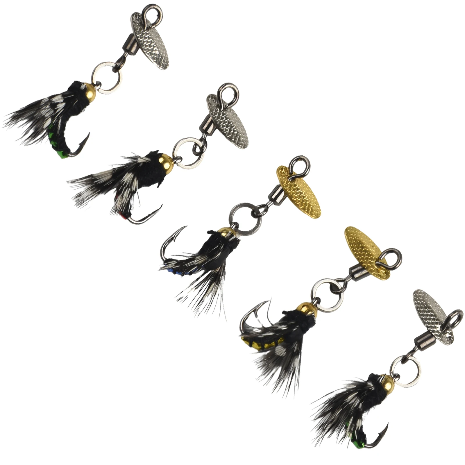 High Quality Fishing Tackle Accessories Fly Hooks Sequins 14mm Length Flies Insect Lures Bait Fly Fishing Decoy Bait
High Quality Fishing Tackle Accessories Fly Hooks Sequins 14mm Length Flies Insect Lures Bait Fly Fishing Decoy Bait