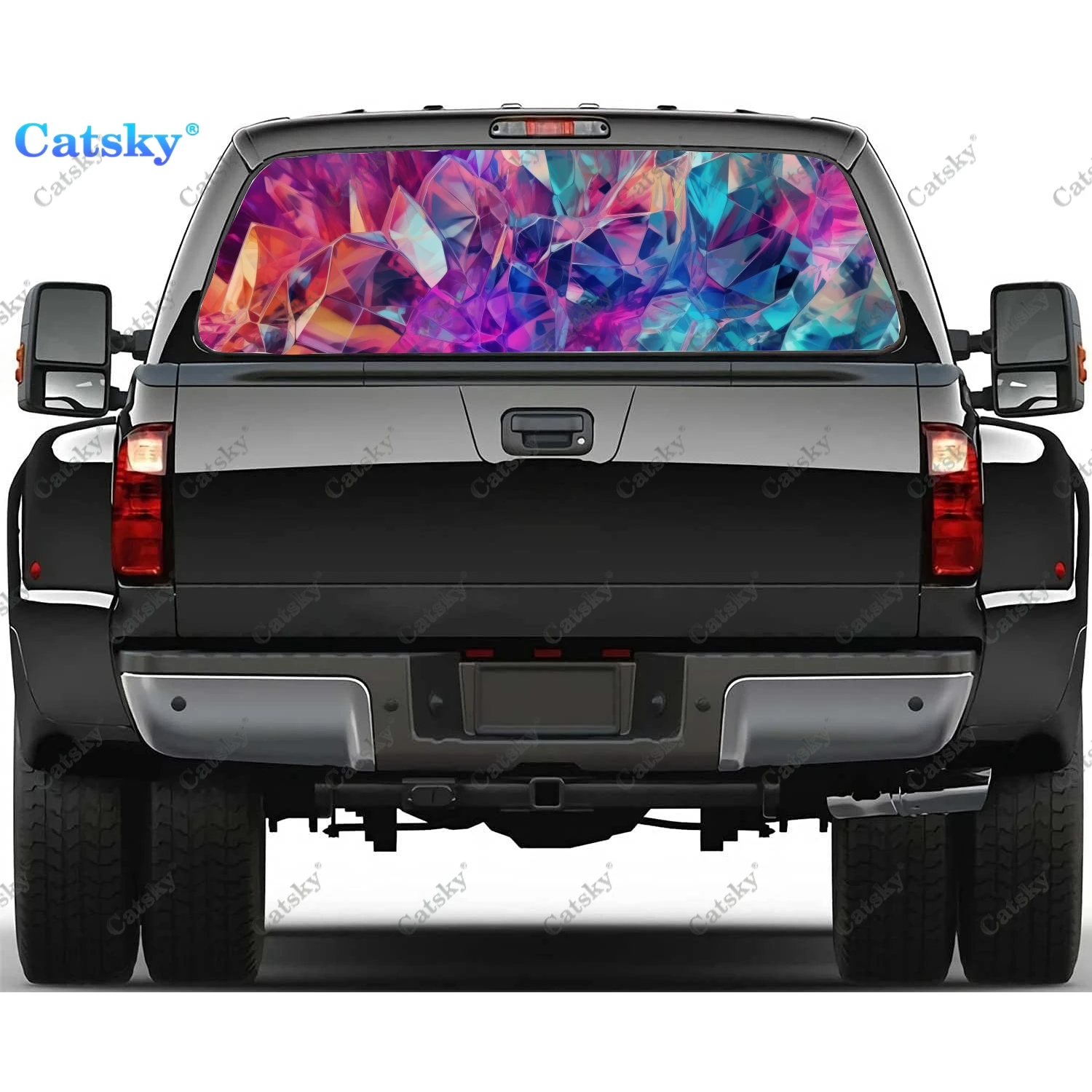 Crsytal Pastel Colours Rear Window Decal Fit Pickup,Truck,Car Universal See Through Perforated Back Windows Vinyl Sticker
Crsytal Pastel Colours Rear Window Decal Fit Pickup,Truck,Car Universal See Through Perforated Back Windows Vinyl Sticker