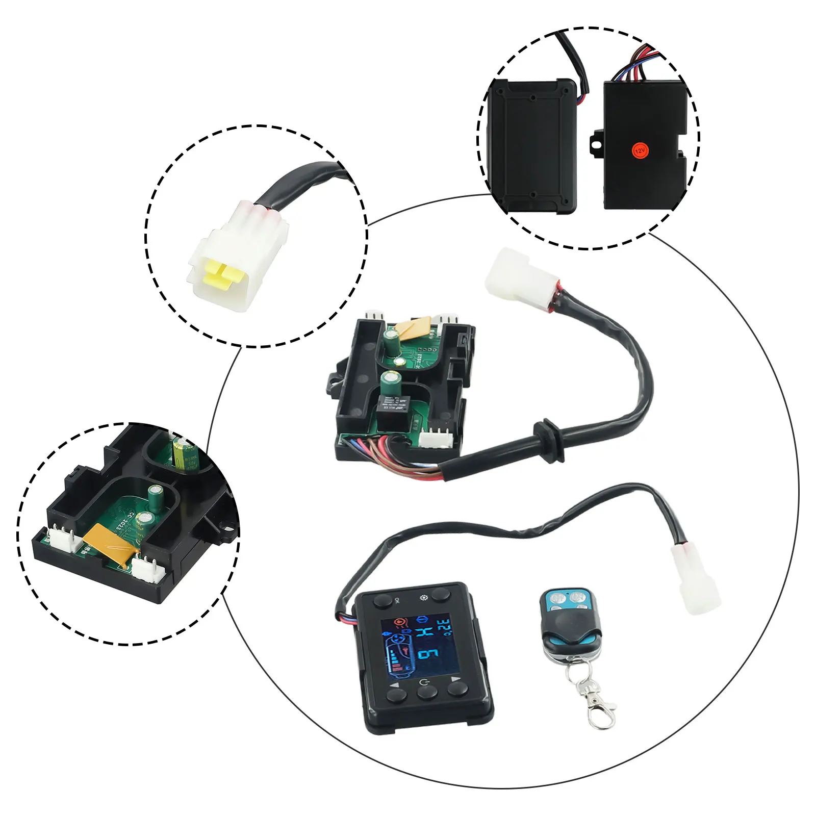 1Set 12-24V L-type Motherboard LCD With 4 Button Remote Control For 3KW 5KW 8KW Air Diesel Parking Heater Brand New Accessories
1Set 12-24V L-type Motherboard LCD With 4 Button Remote Control For 3KW 5KW 8KW Air Diesel Parking Heater Brand New Accessories