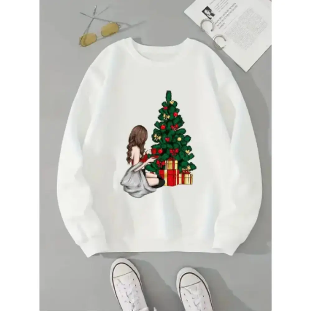 New Year Fashion Christmas Sweatshirt Spring Winter Lovely Pullovers Holiday Women Clothing Print Female Graphic Sweatshirts
New Year Fashion Christmas Sweatshirt Spring Winter Lovely Pullovers Holiday Women Clothing Print Female Graphic Sweatshirts