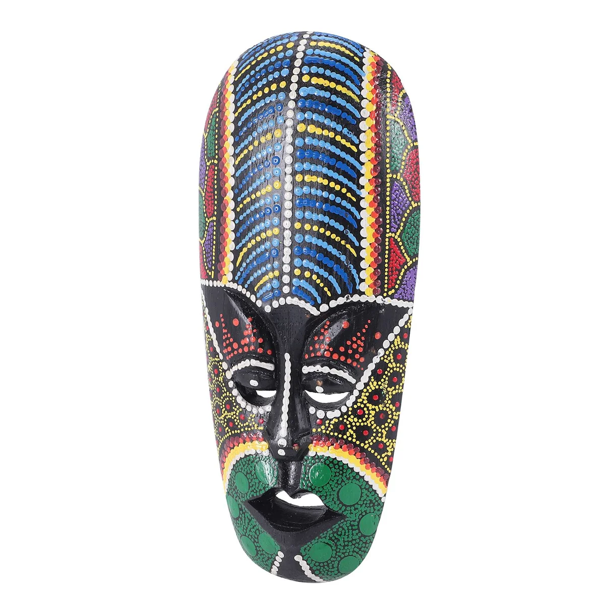 Wooden Mask Wall Hanging Solid Wood Carving Painted Facebook Wall Decor Bar Home Decorations African Totem Mask Crafts A
Wooden Mask Wall Hanging Solid Wood Carving Painted Facebook Wall Decor Bar Home Decorations African Totem Mask Crafts A