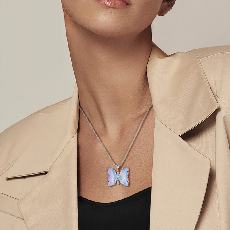 925 Sterling Silver Butterfly Necklace Dragonfly Flower Necklace Luminous Firefly Pendant Necklace For Women's Exquisite Jewelry 17 Mallzona Sd11f73edeadd407a806d99bbf714ebddk 925 Sterling Silver Butterfly Necklace Dragonfly Flower Necklace Luminous Firefly Pendant Necklace For Women's Exquisite Jewelry Mallzona